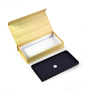 Book shaped paper package box with simple paper insert